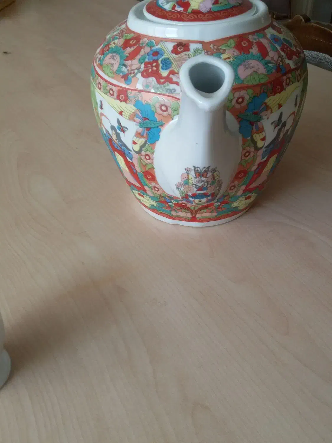 قوری بزرگ گل مرغی|قوری، کتری، قهوه‌ساز دستی|ساوه, |دیوار