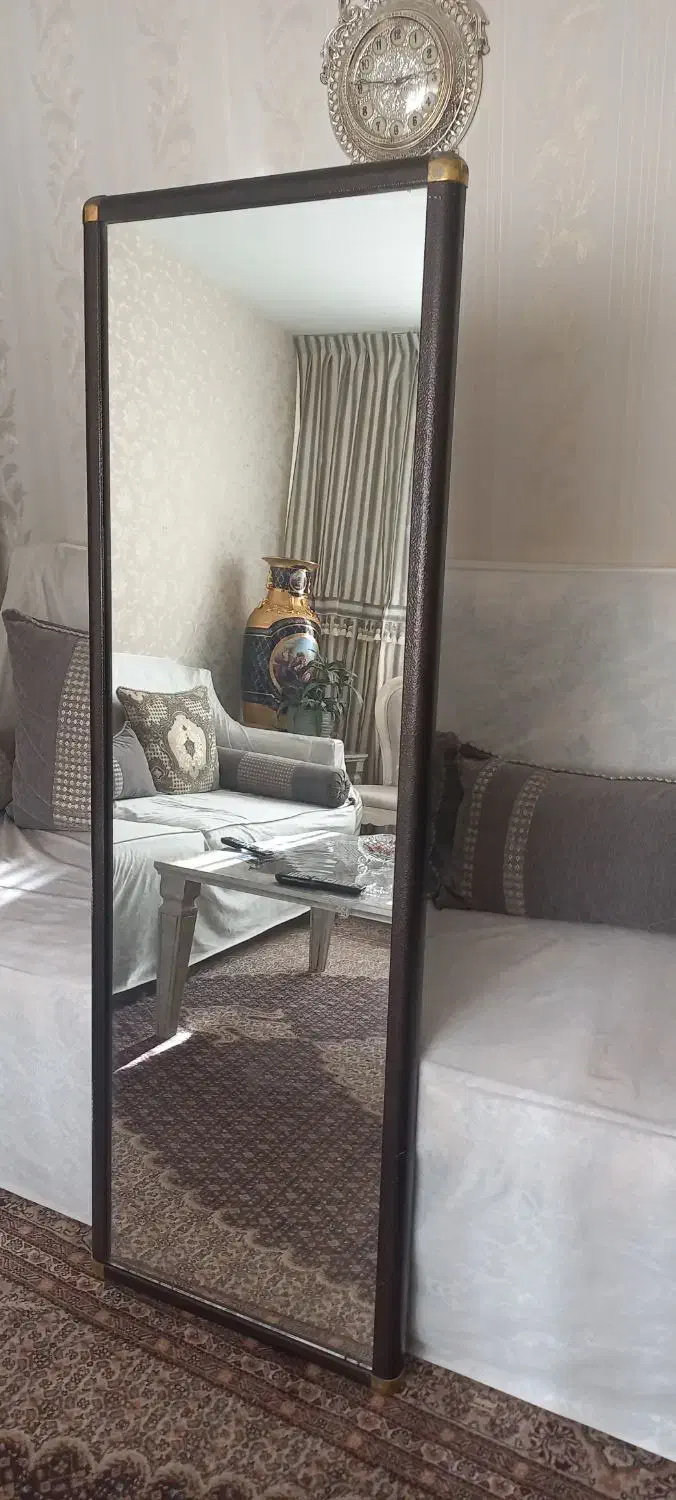 آینه قدی سالم با قاب آلمینیوم|آینه|تبریز, |دیوار