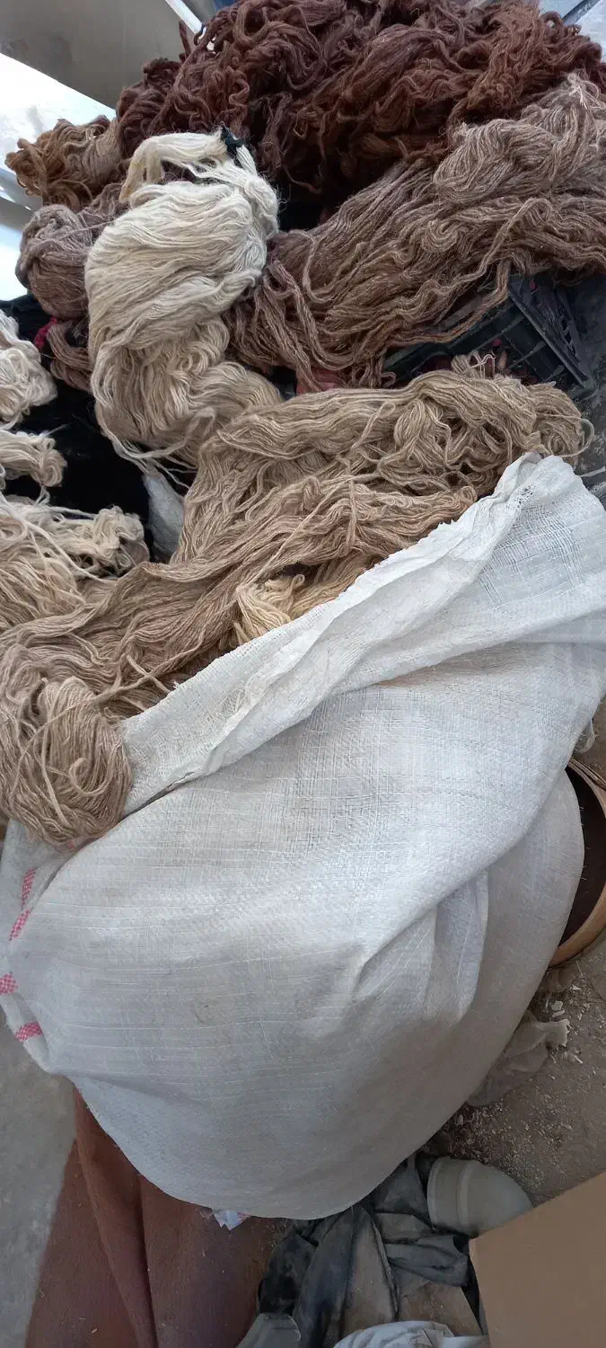 بند قالی لری رنگ‌نشده|لوازم خیاطی و بافتنی|بروجرد, |دیوار