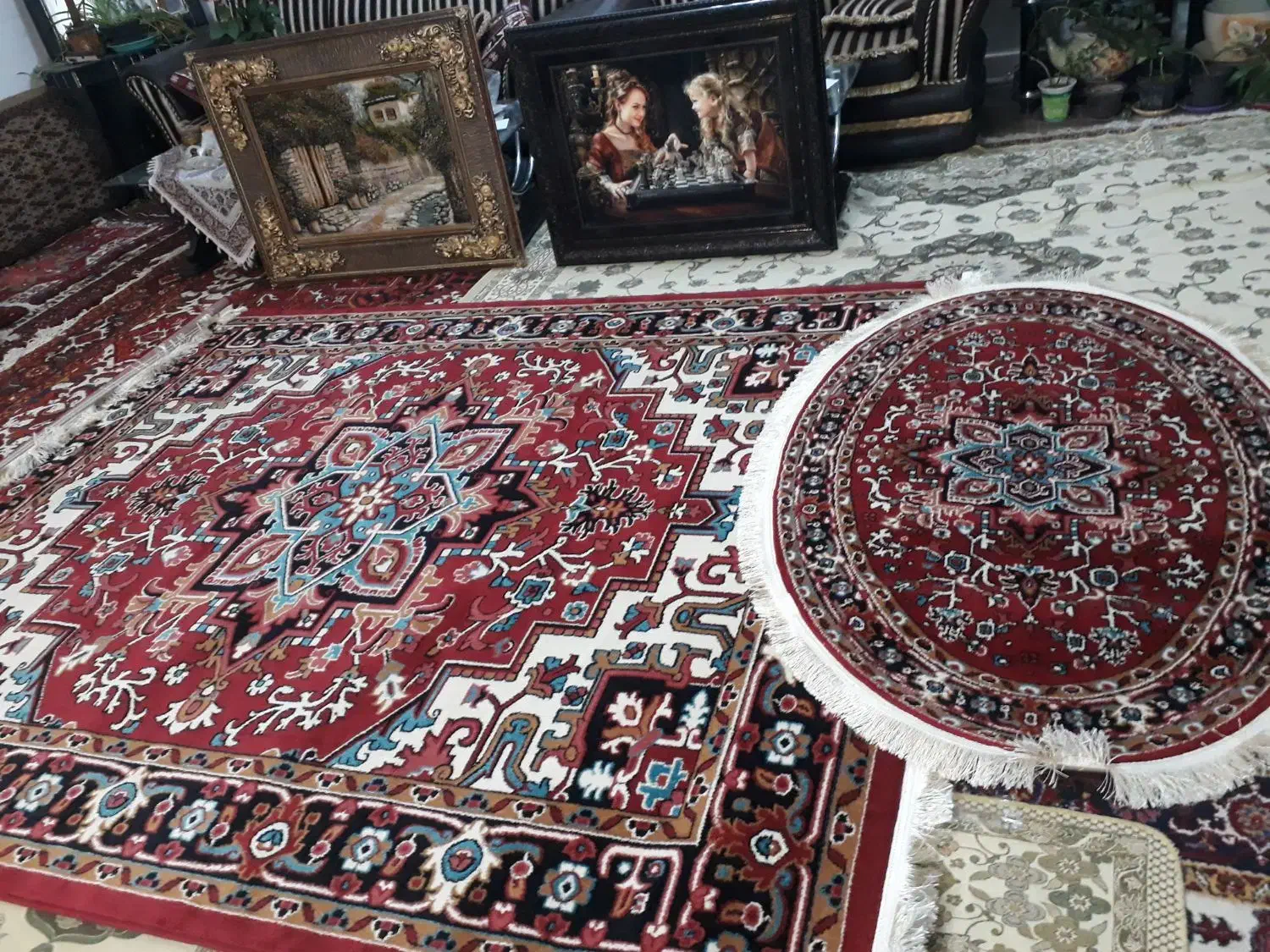 فرش بیضی عرض ۱۵۰سانت فرش هریس آشپز خانه|فرش|تبریز, |دیوار