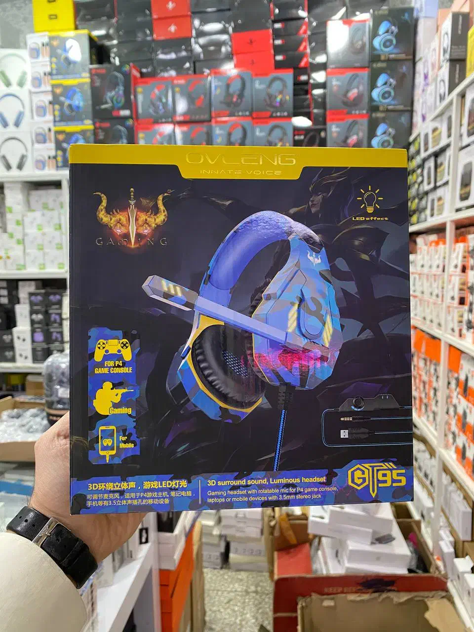 هدفون گیمینگ OVLENG GT95|لوازم جانبی موبایل و تبلت|تهران, بازار|دیوار