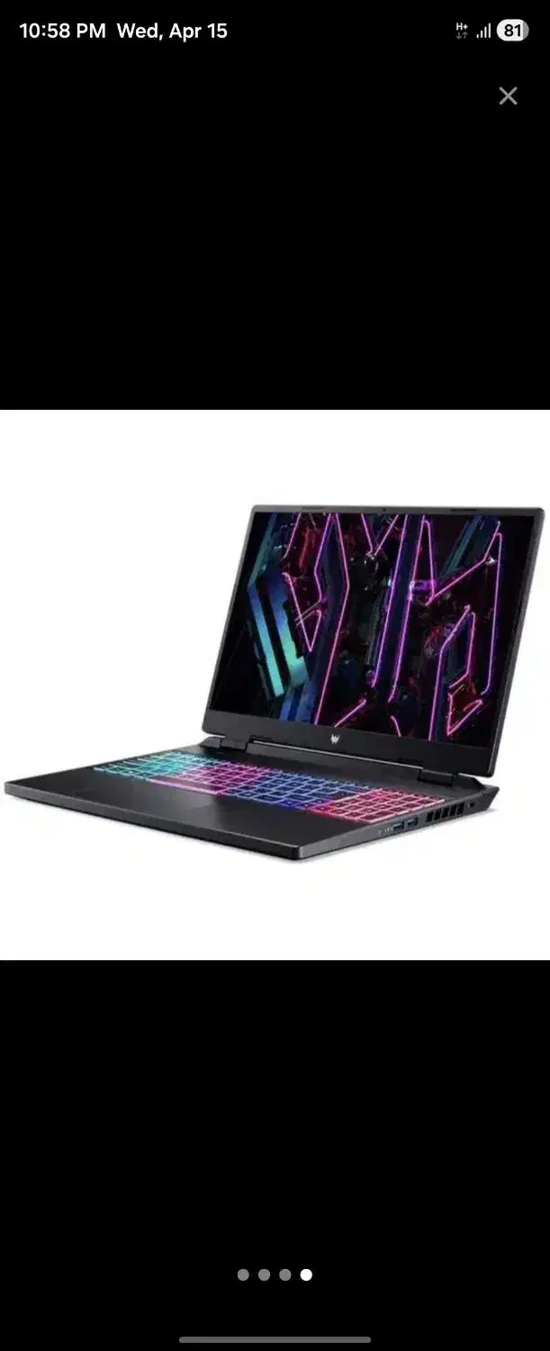 lab top Predator helios Neo 16|رایانه همراه|شیراز, قدوسی غربی|دیوار