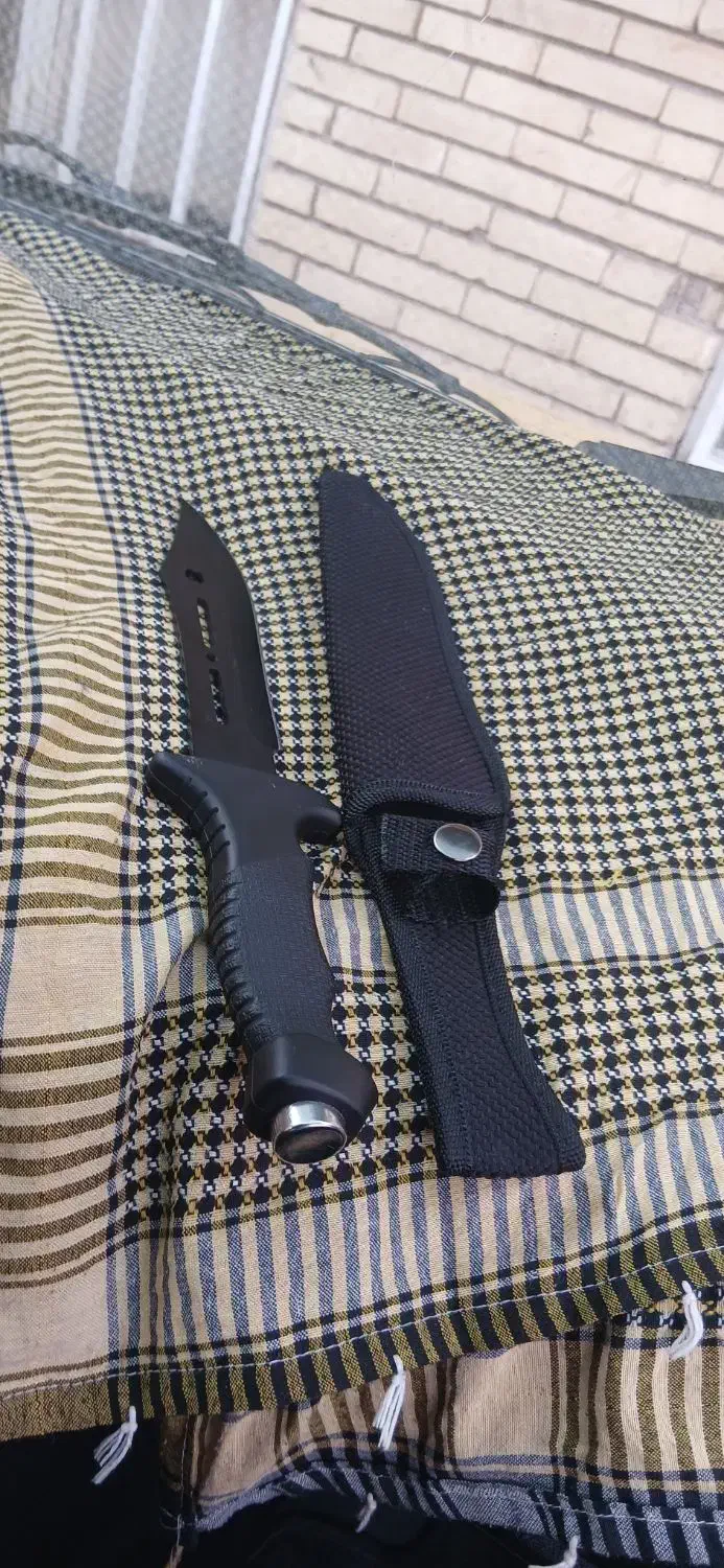 چاقو Columbia با غلاف|کوهنوردی و کمپینگ|رفسنجان, |دیوار