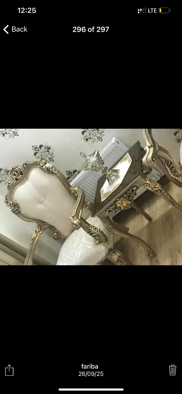 مبل ۹ نفره استیل و میزناهار خوری ۶ نفره|مبلمان خانگی و میز عسلی|باغستان, |دیوار