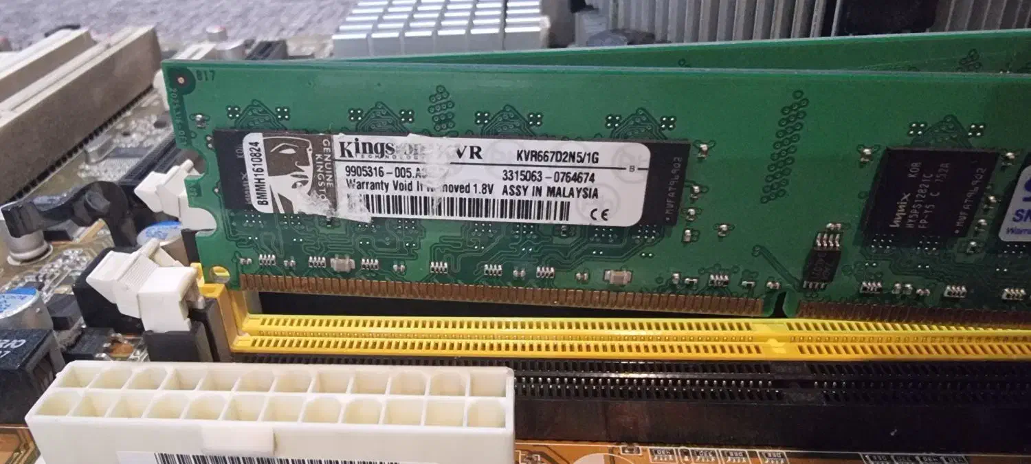 گرافیک، دو عدد رم ddr2|قطعات و لوازم جانبی رایانه|تهران, خانی آباد نو شمالی|دیوار