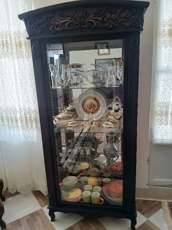 بوفه چوبی|بوفه، ویترین، کنسول|رفسنجان, |دیوار