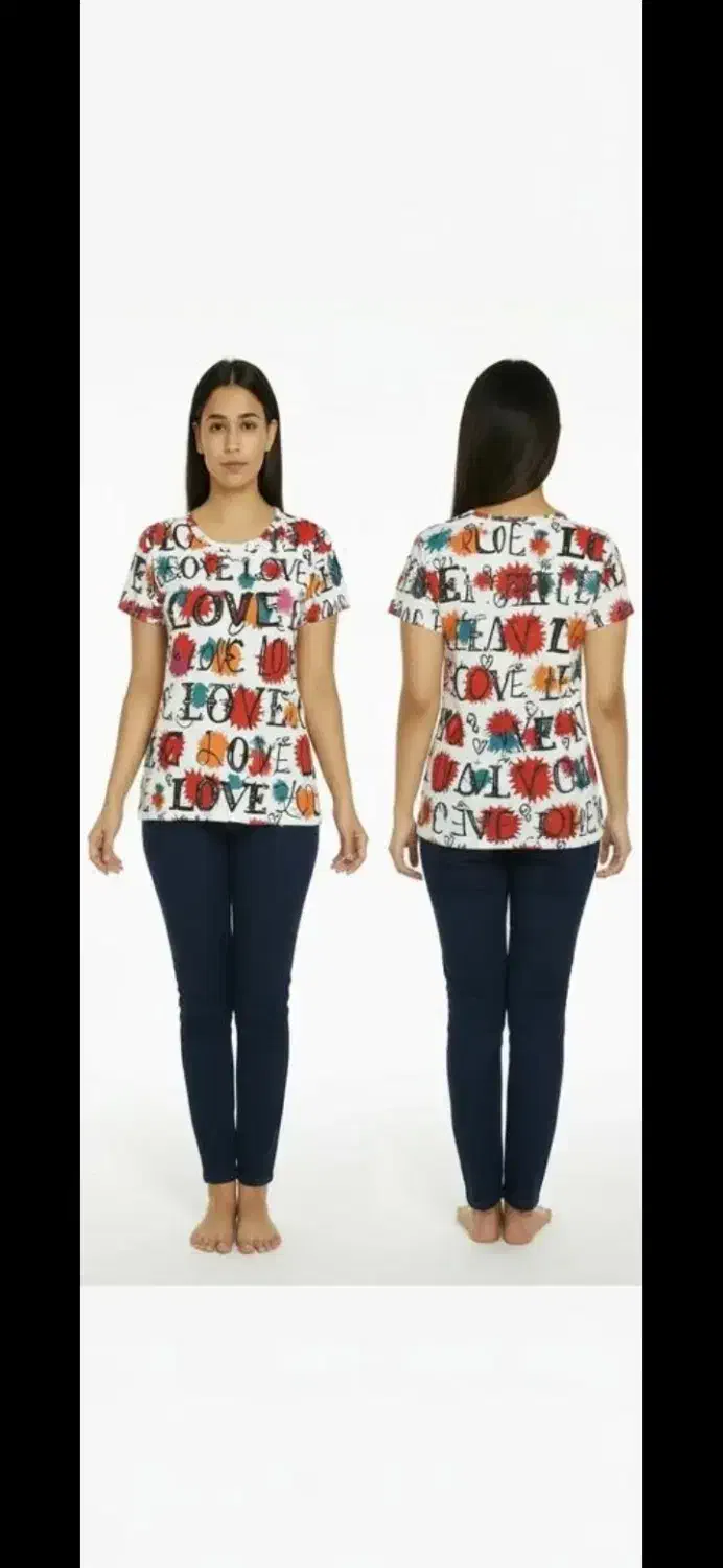 تی شرت زنانه گیاهی خنک و لطیف/ تخفیف ، روز مادر|لباس|تهران, مهرآباد|دیوار