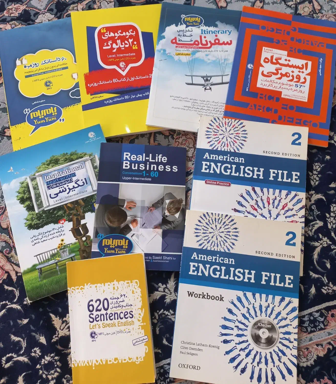 مجموعه آموزشی کتابهای زبان انگلیسی سطح متوسط|لوازم التحریر|کرج, شاهینویلا|دیوار