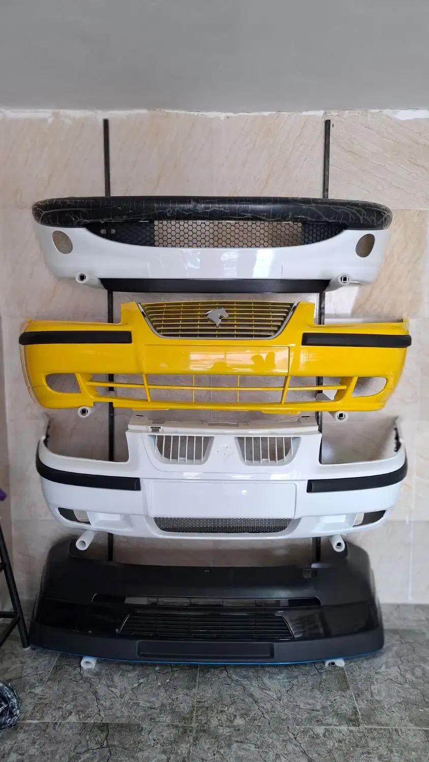 سپر های رنگی اصلی شرکتی ایران خودرو سایپا|قطعات یدکی و لوازم جانبی|قروه, |دیوار