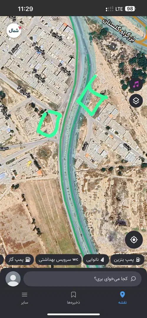 زمین ۲ عدد۴۰۰ متری بلوار اکباتان|فروش زمین و ملک کلنگی|اهواز, شهرک محلاتی|دیوار