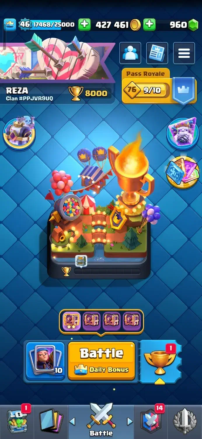 اکانت کلش رویال لول 46|کنسول، بازی ویدئویی و آنلاین|تهران, شهرک فردوس (حسینی)|دیوار