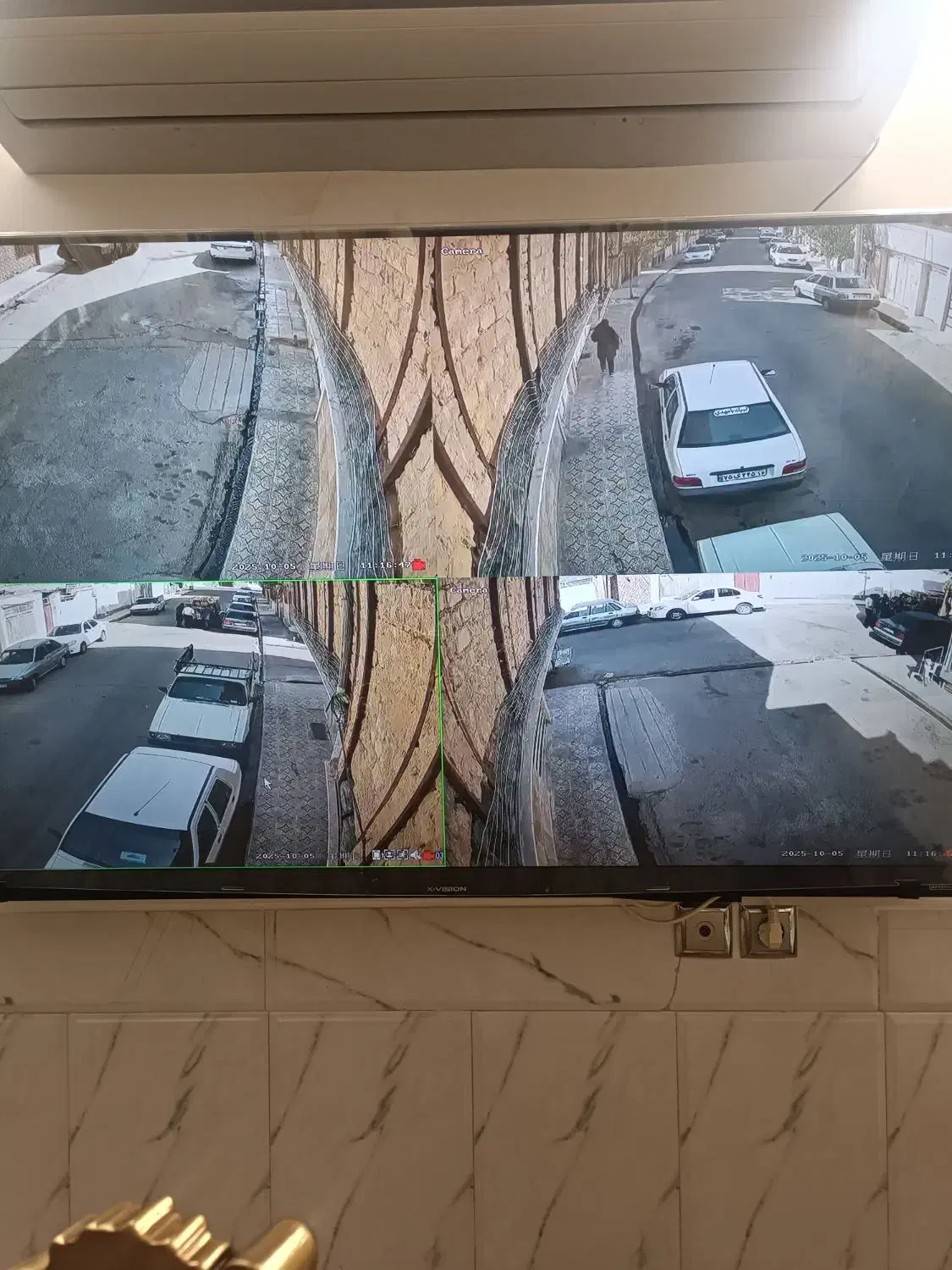 پک ۷ دوربین تحت شبکه حرفه ای در شهر قم|دوربین مداربسته|قم, گذر قلعه|دیوار