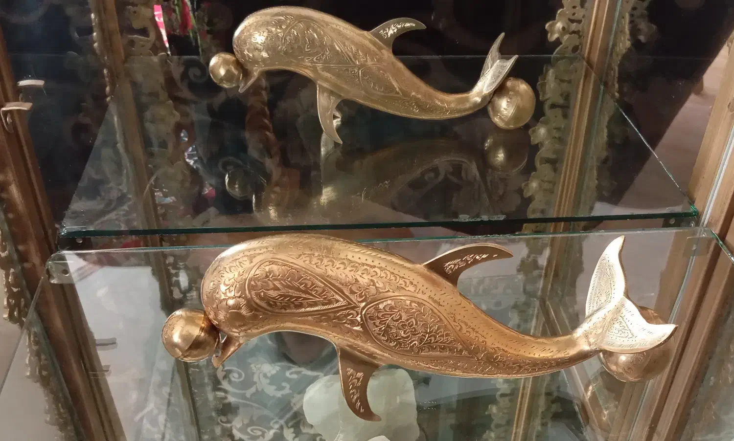 دلفین برنزی اصل|کلکسیون اشیاء عتیقه|مریوان, |دیوار