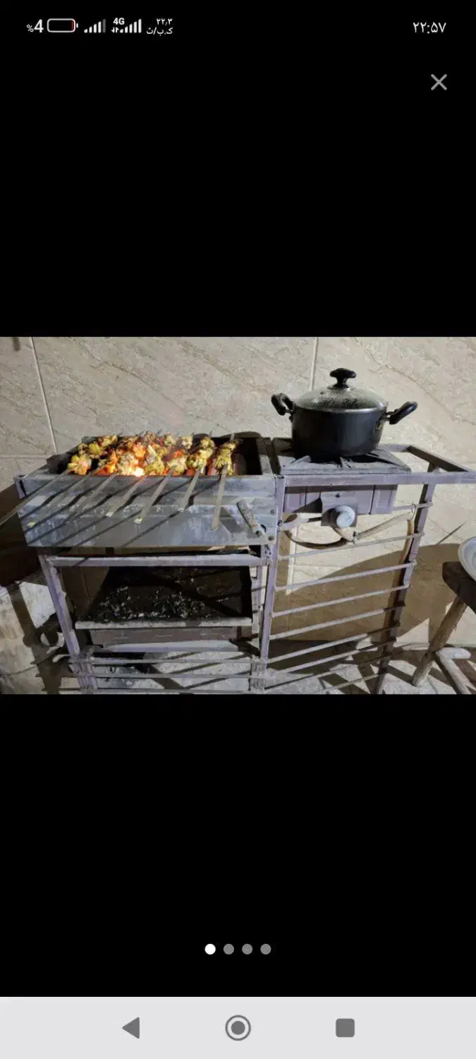 کباب پز پایه دار|اجاق گاز و لوازم برقی پخت‌وپز|قرچک, باقرآباد|دیوار