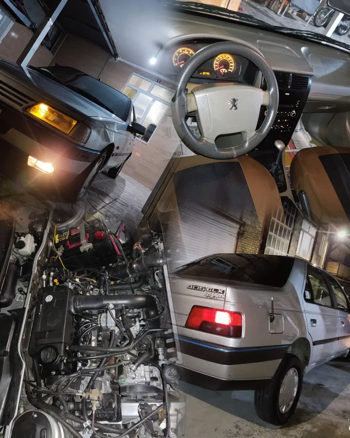 پژو۴۰۵دوگانه کارخانه .بدون آفتاب سوختگی .در حد خشک|خودرو سواری و وانت|سرپل ذهاب, |دیوار