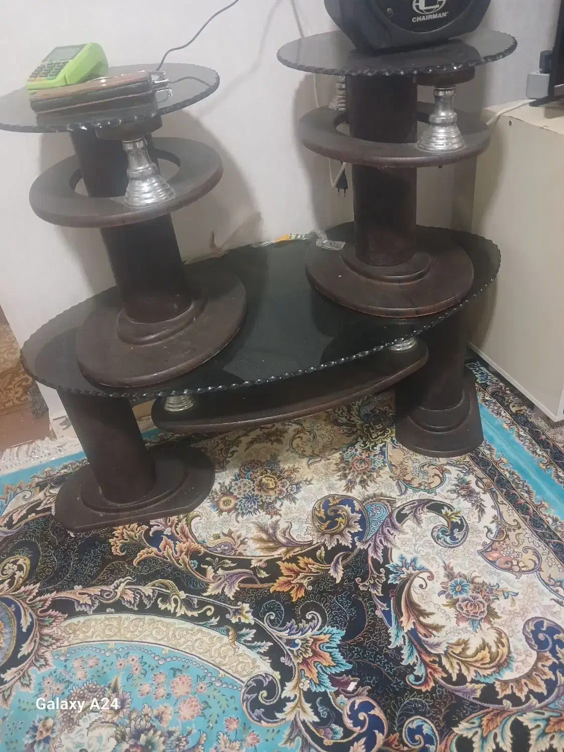 میز جلو مبلی و عسلی در حد نو|مبلمان خانگی و میز عسلی|شوشتر, |دیوار