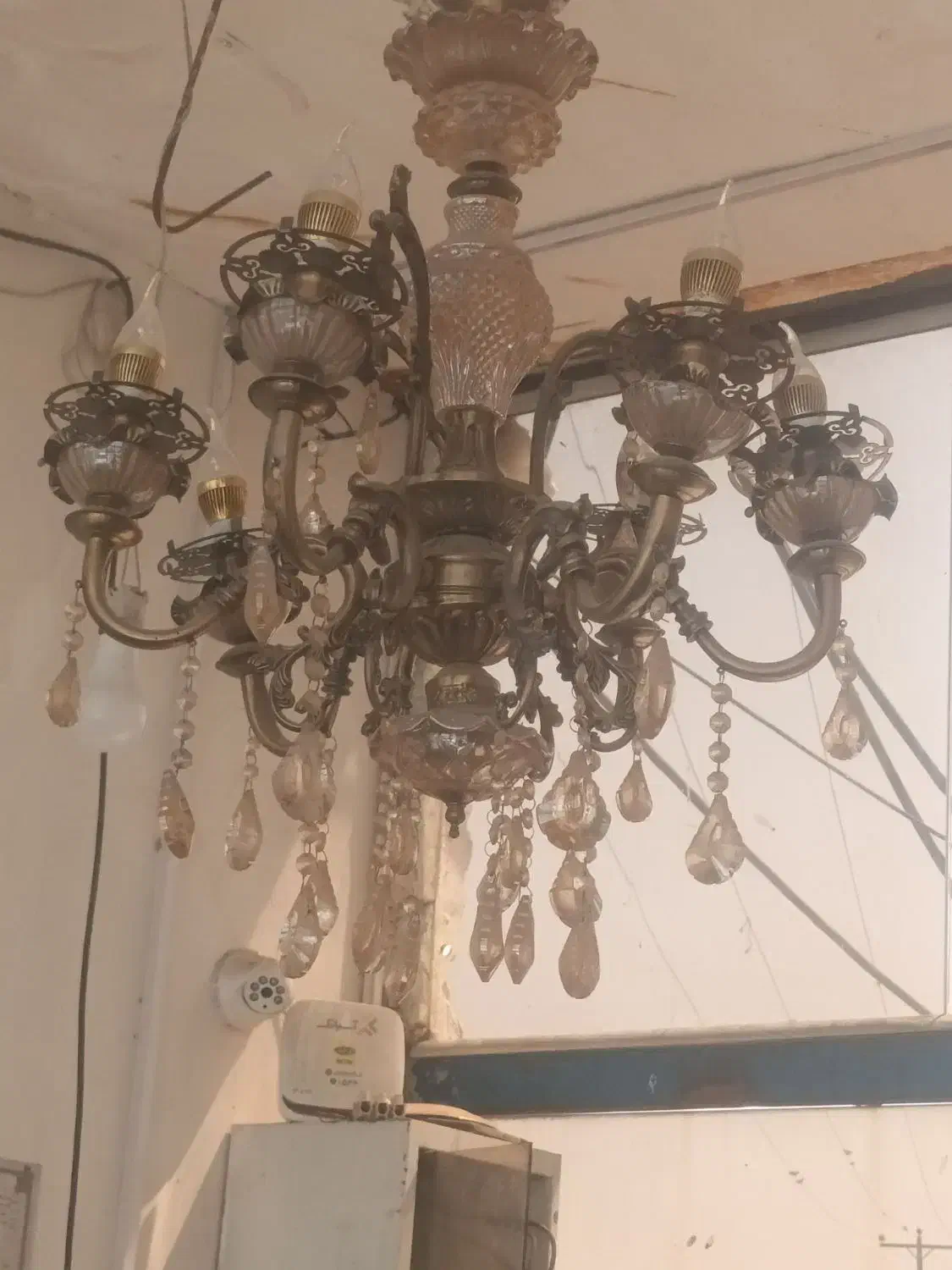 لوستروچراغ|لوستر و چراغ آویز|مشهد, شهید قربانی|دیوار