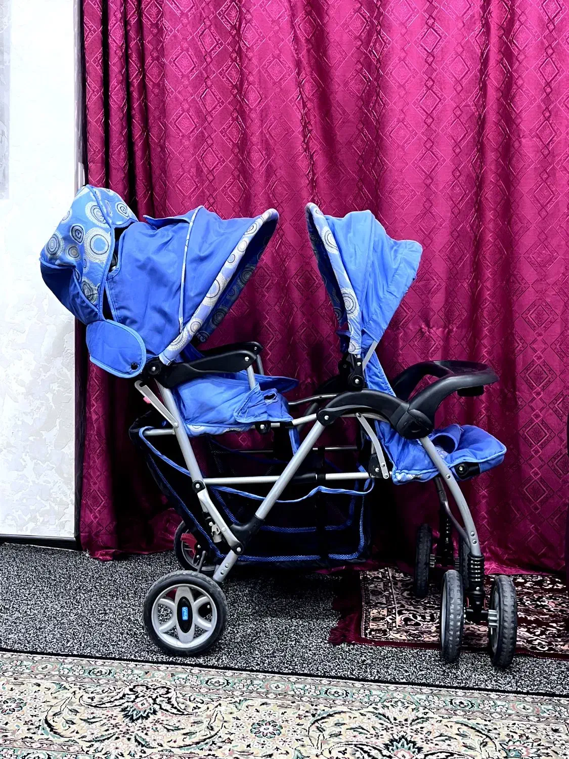 کالسکه دوقلو|کالسکه و لوازم جانبی|فولادشهر, زاینده رود|دیوار