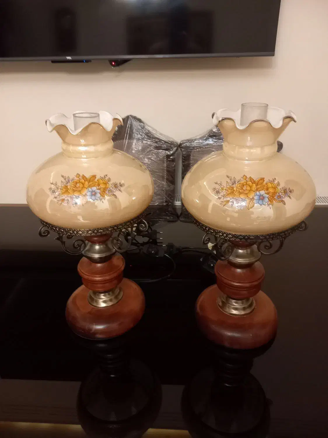 دو عدداباژور رومیزی والتر اورجینال|چراغ خواب و آباژور|تهران, سلسبیل شمالی|دیوار