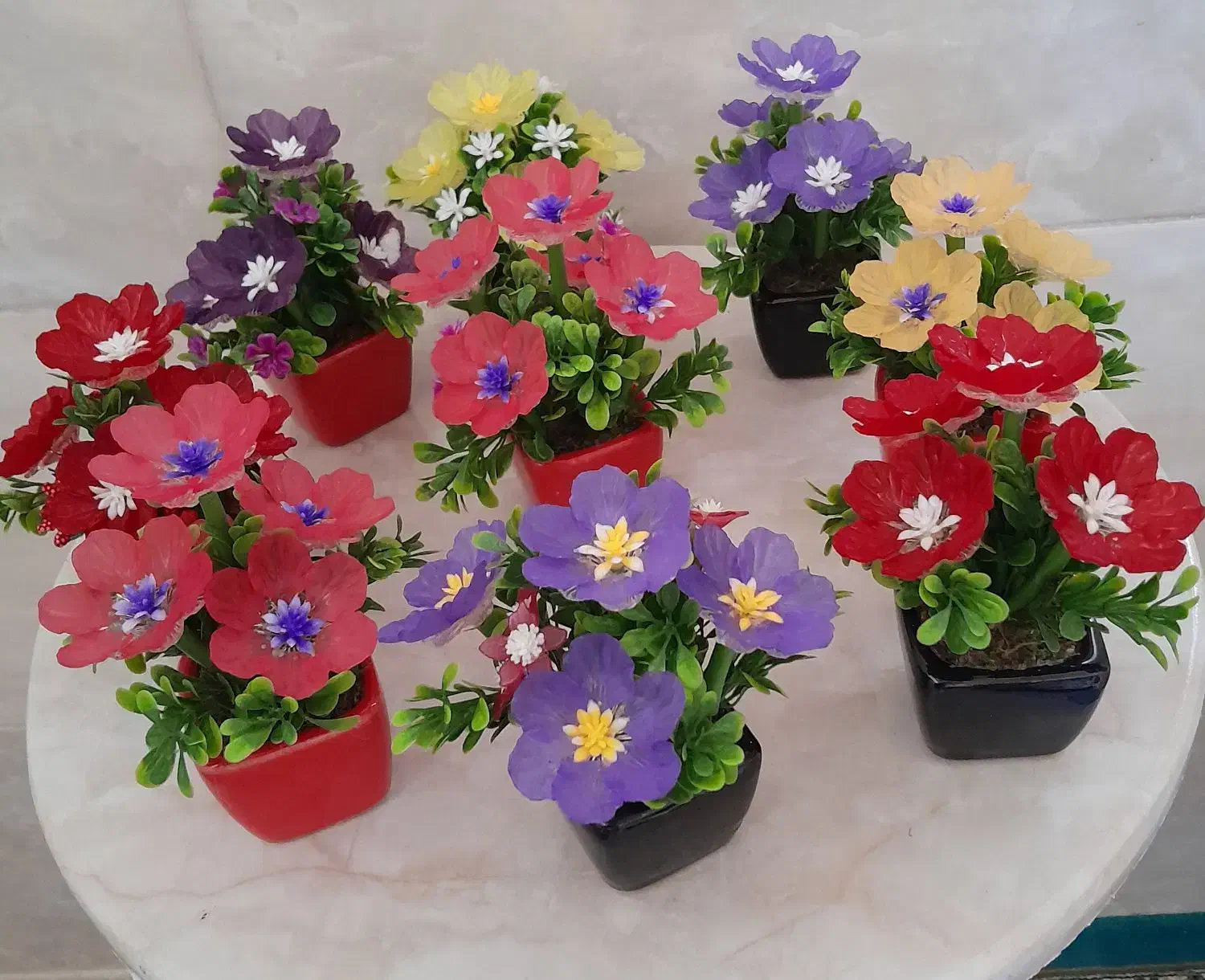 گلدان نقلی|گل مصنوعی|یزد, |دیوار