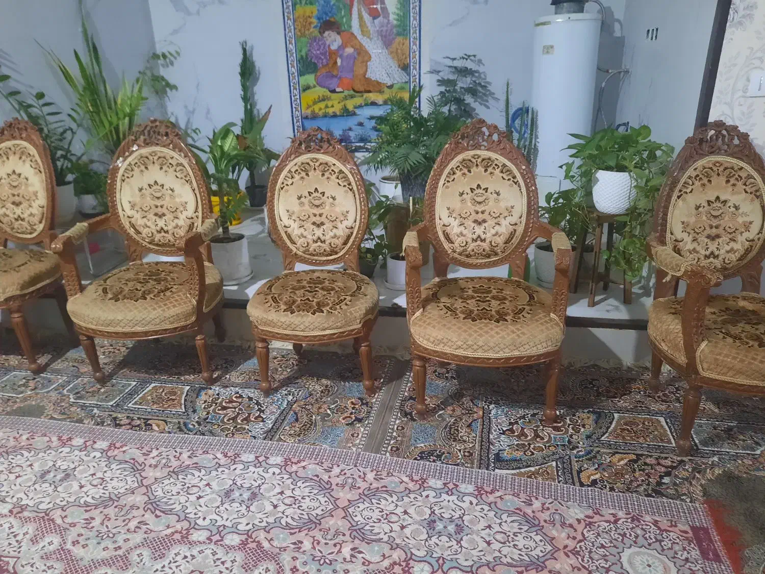 مبل چوب گردو|مبلمان خانگی و میز عسلی|فسا, |دیوار