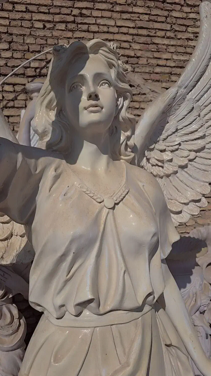 مجسمه آزادی بال دار خام|مجسمه، تندیس، ماکت|خمینی‌شهر, |دیوار