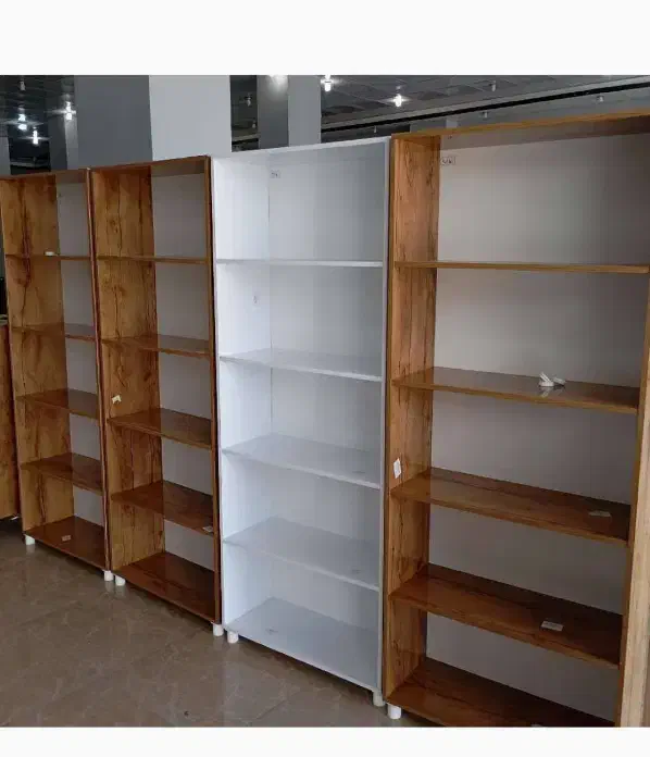 قفسه شلف کتابخانه ام دی اف فلز mdf|کتابخانه، شلف، قفسههای دیواری|بوشهر, |دیوار