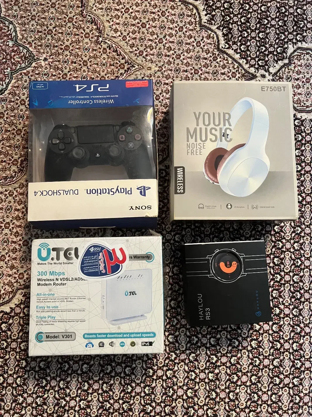 ساعت هوشمندوهدفون و مودم|مودم و تجهیزات شبکه|هشتگرد, شهرک ریحانه|دیوار