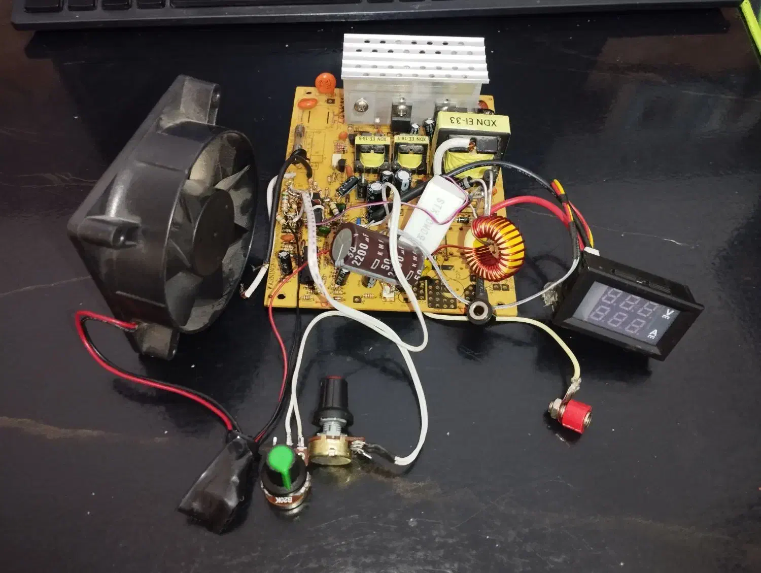 برد منبع تغذیه 0تا40ولت و 0تا20آمپر|قطعات و لوازم جانبی رایانه|کرمان, |دیوار