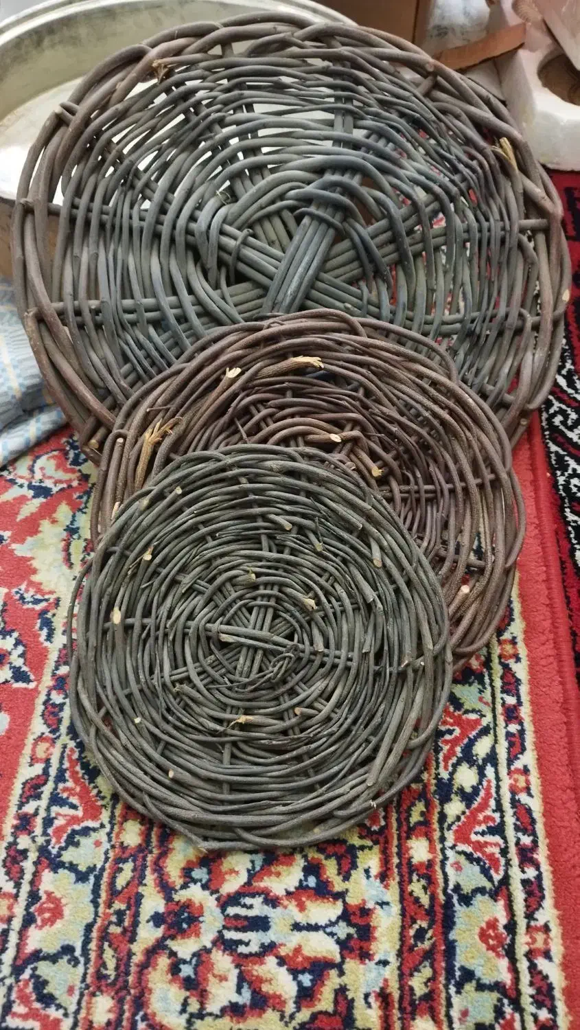 سبد حصیری|صنایع دستی و سایر لوازم تزئینی|کاشمر, |دیوار