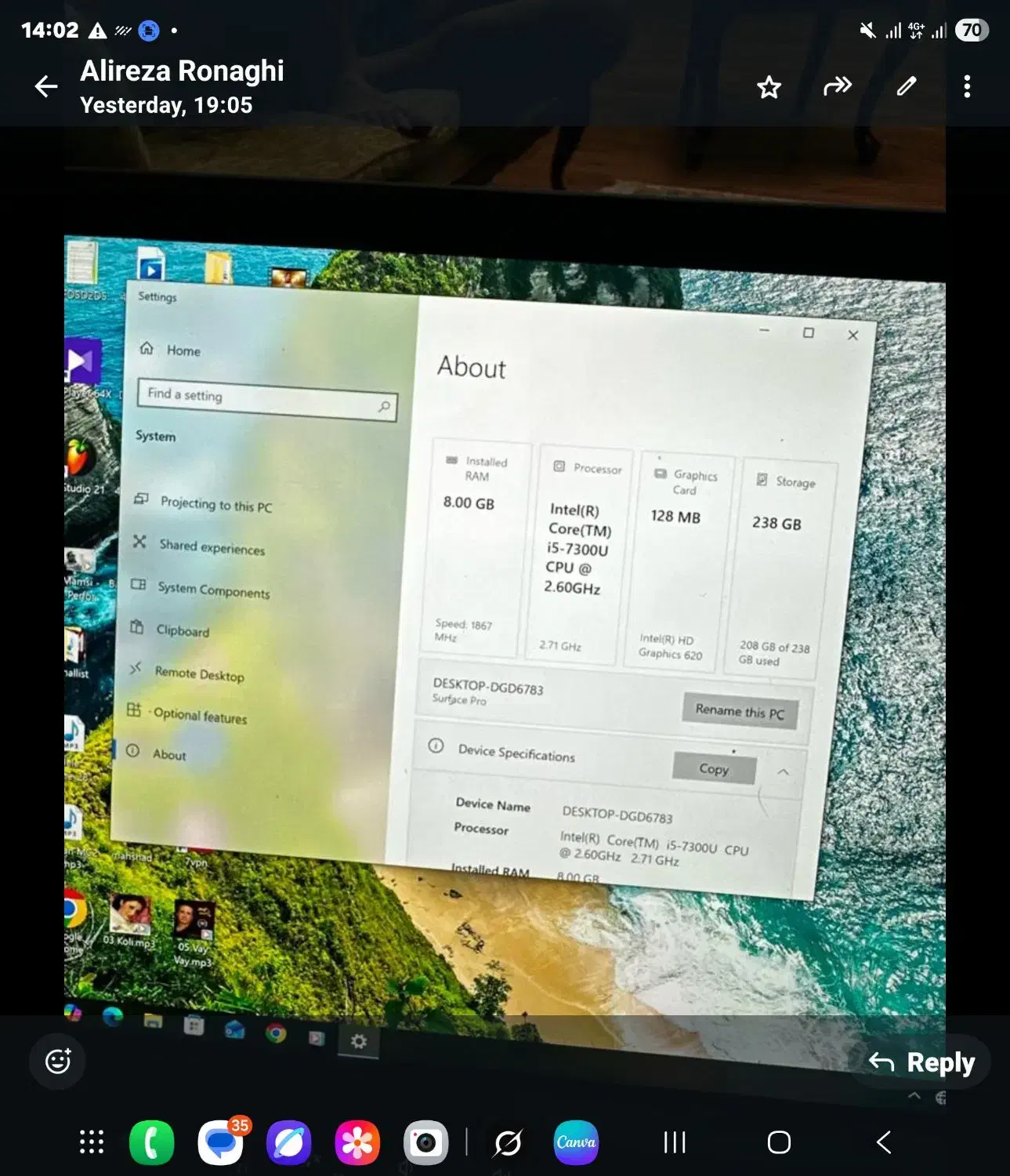 سرفیس پرو 1796Microsoft Surface Pro 5|رایانه همراه|کرج, عظیمیه|دیوار