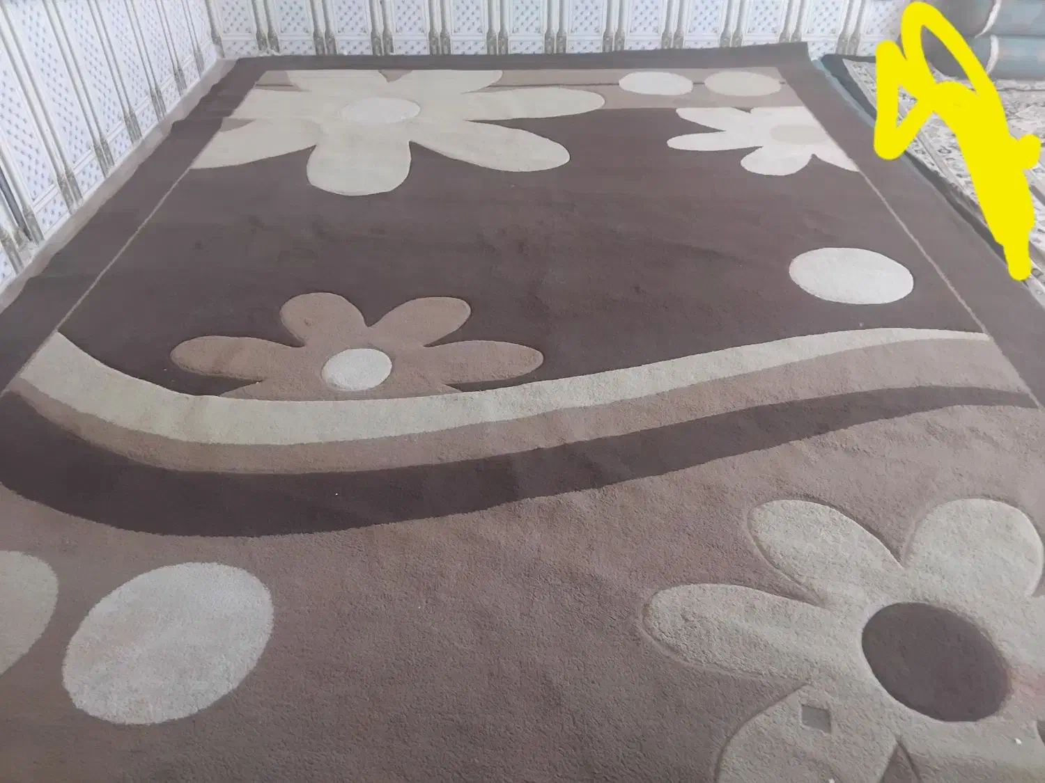 باسلام یک عدو گلیم فرش قیمت دو میلیون|گلیم، جاجیم، گبه|یاسوج, |دیوار