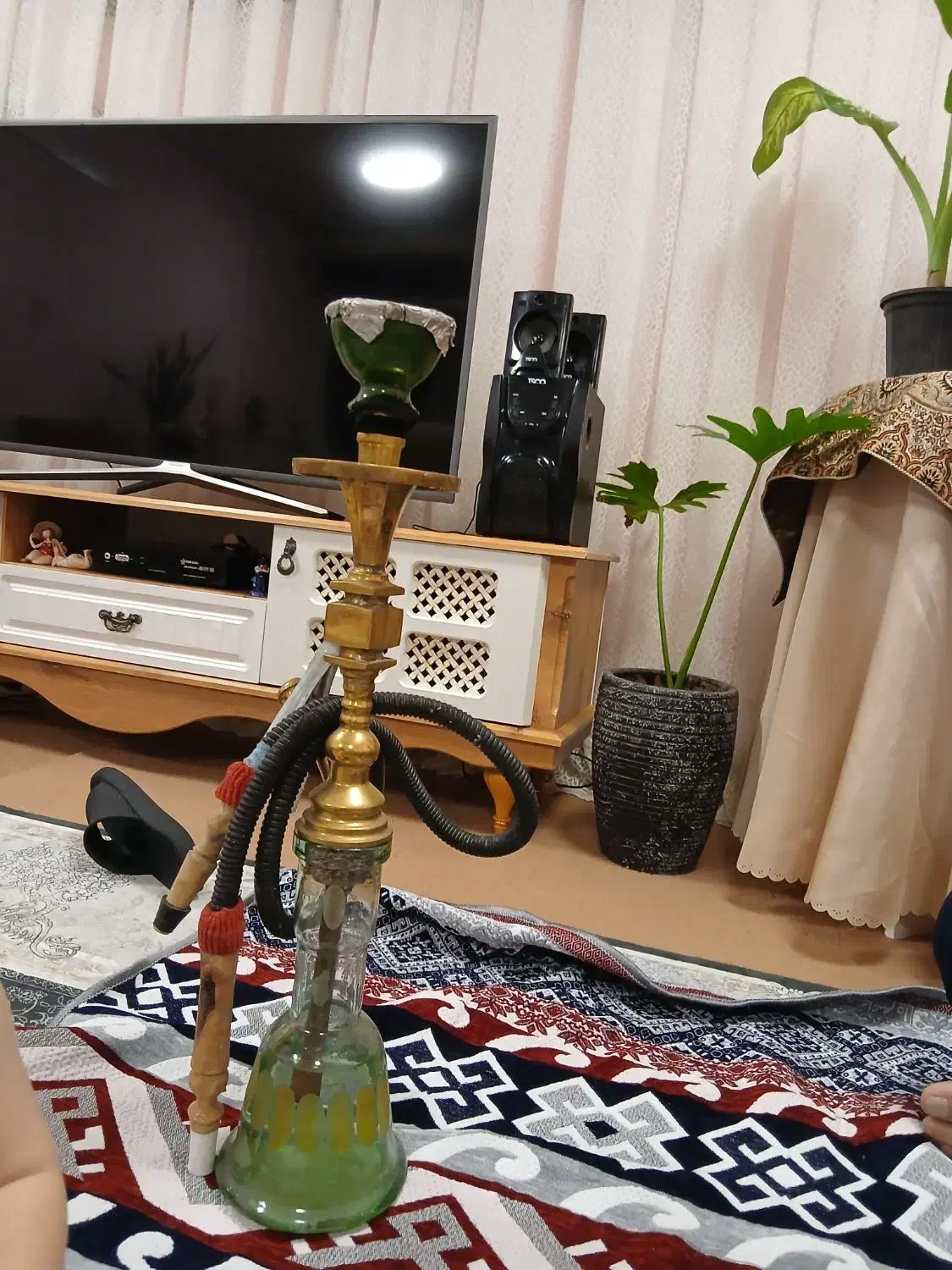 قلیان برنج سنگین وزن|صنایع دستی و سایر لوازم تزئینی|اردبیل, |دیوار