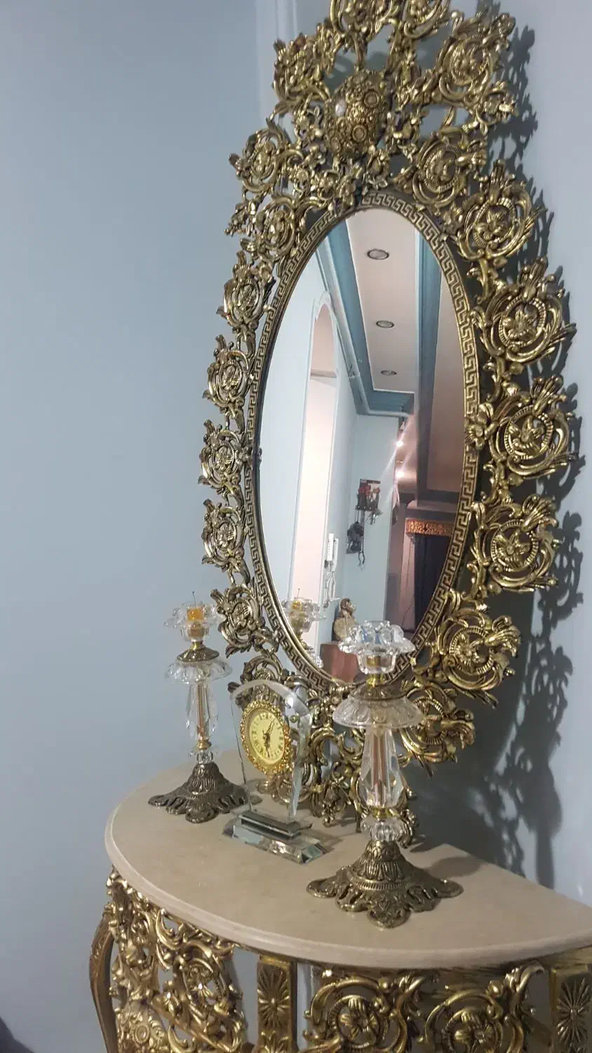 آیینه و شمعدان|آینه|گرگان, |دیوار