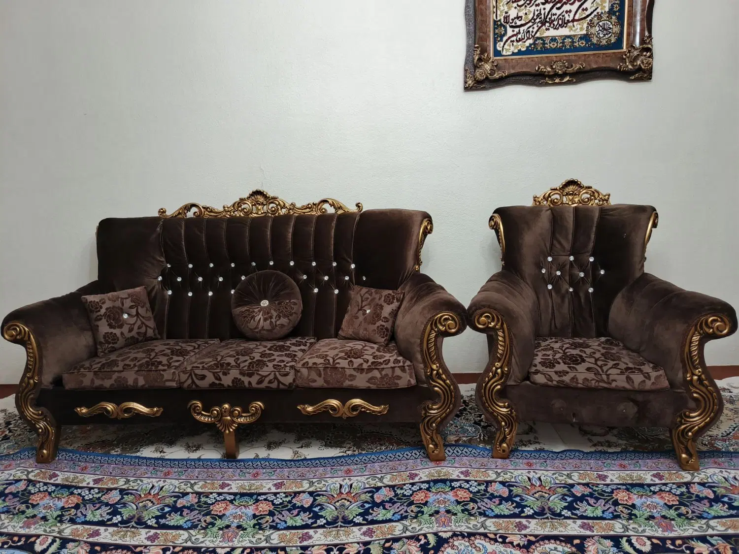 مبل۷نفره میز غذا خوری ۶ نفره بوفه|مبلمان خانگی و میز عسلی|تهران, شهرک آپادانا|دیوار