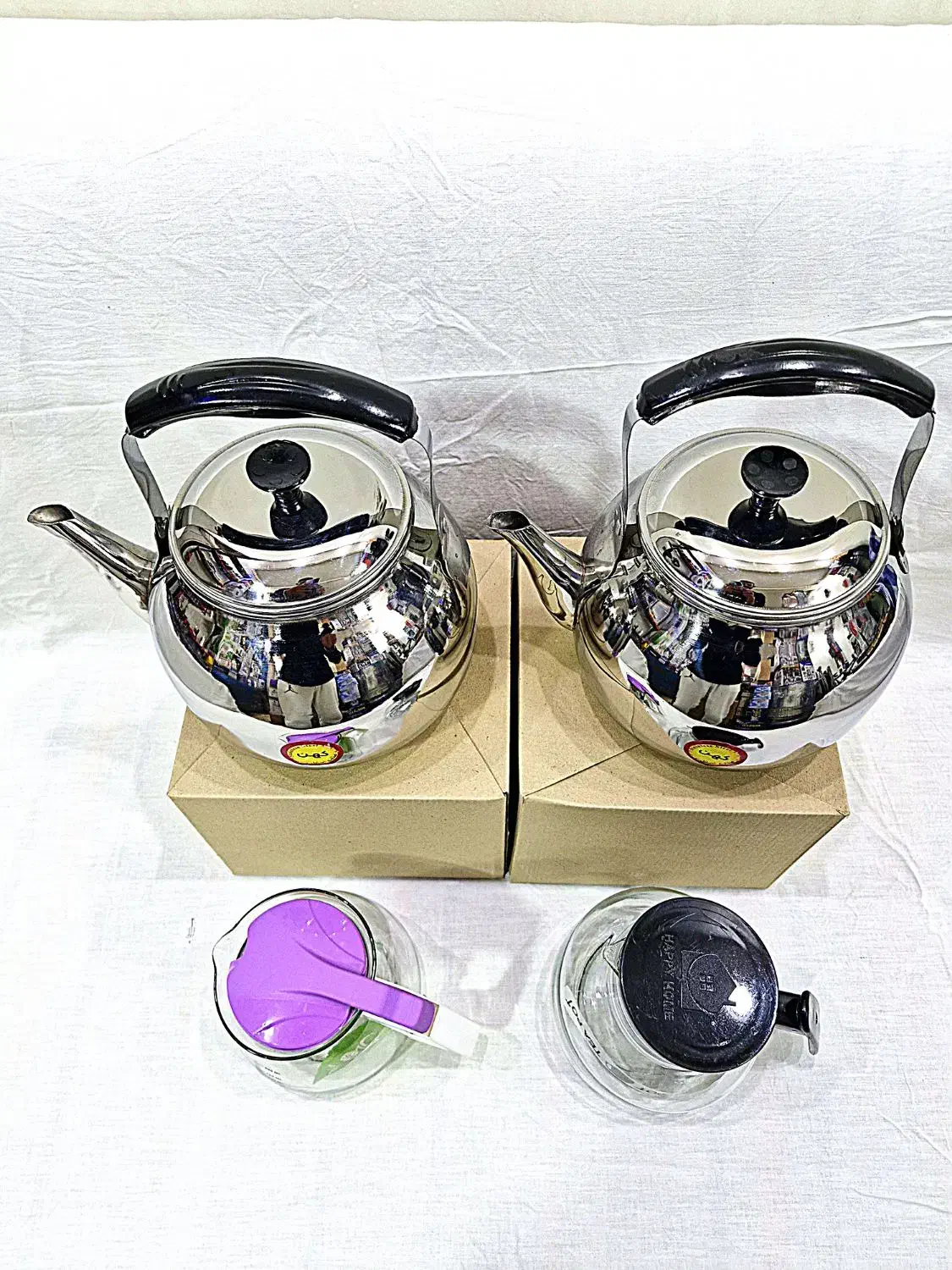 کتری قوری استیل 4لیتری|قوری، کتری، قهوه‌ساز دستی|اهواز, بیست متری شهرداری|دیوار