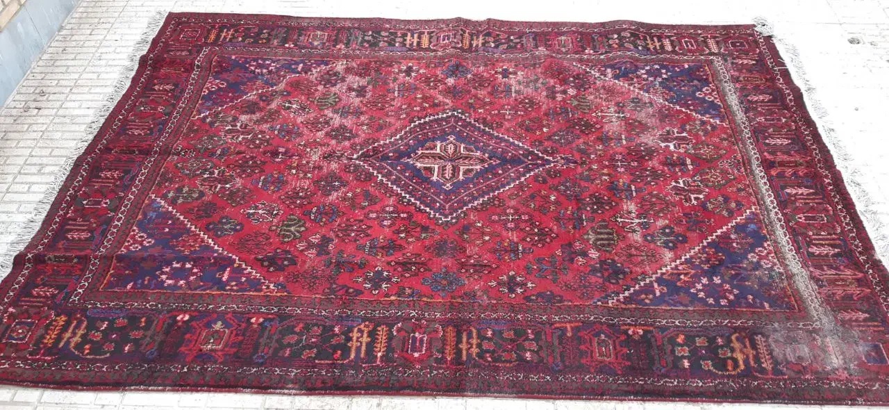 قالی ۹متری جوشقانی|فرش|کاشان, آیت الله سعیدی|دیوار