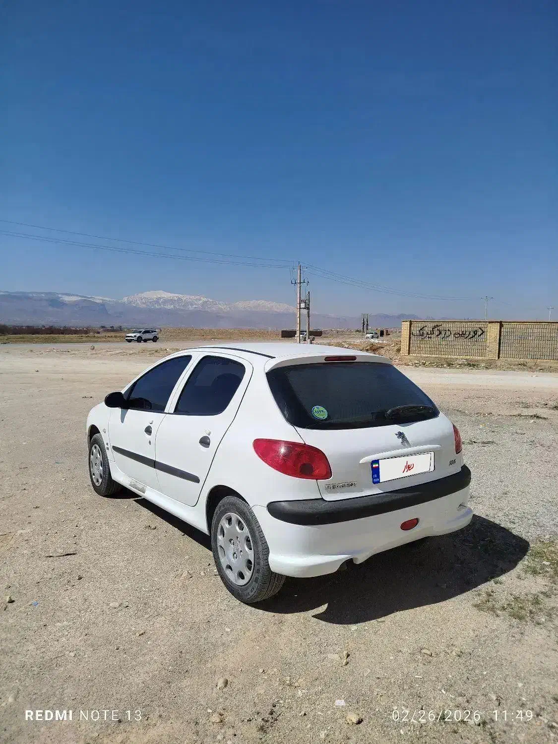 206 تیپ ۲|خودرو سواری و وانت|شیراز, ابیوردی|دیوار