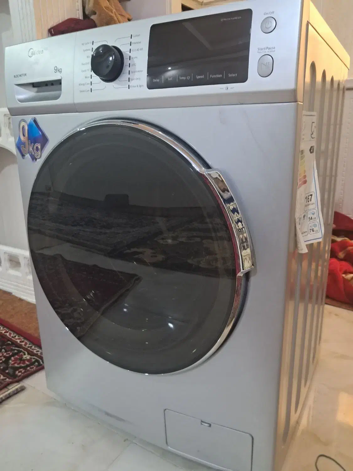 لباسشویی  اتوماتیک مدیا ۹ کیلو و زیروات ۷ کیلو|ماشین لباسشویی و خشک‌کن لباس|اهواز, کمپلو شمالی|دیوار