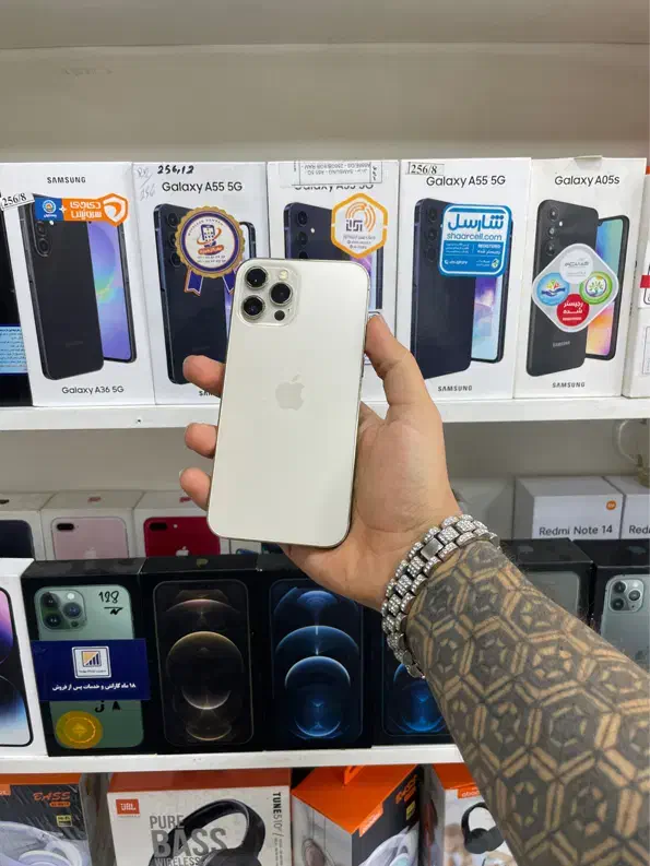 اپل iphone 12 promax پارت zaa حافظه ۲۵۶|موبایل|قم, نیروگاه|دیوار