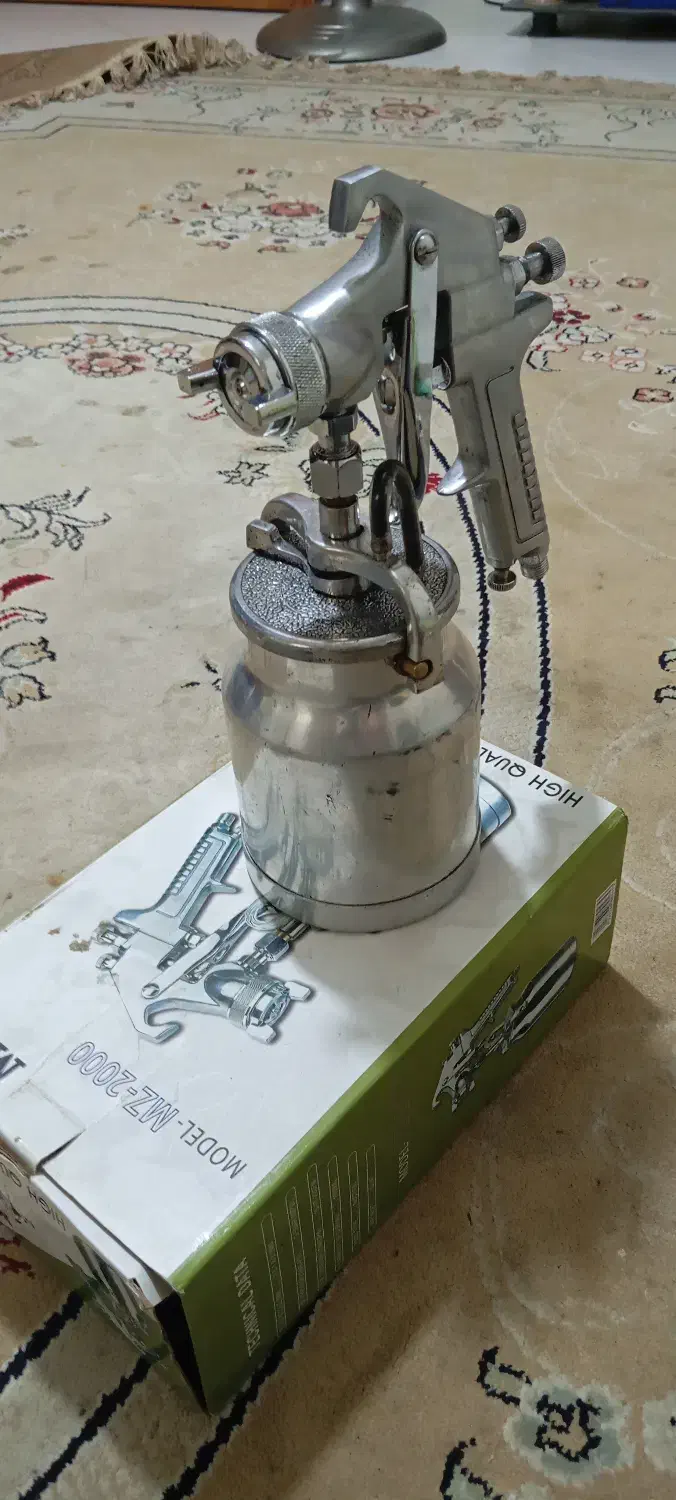 پیستوله رنگ پاش و مولتی کالر پاش کاسه پایین|ابزارآلات|بابل, |دیوار