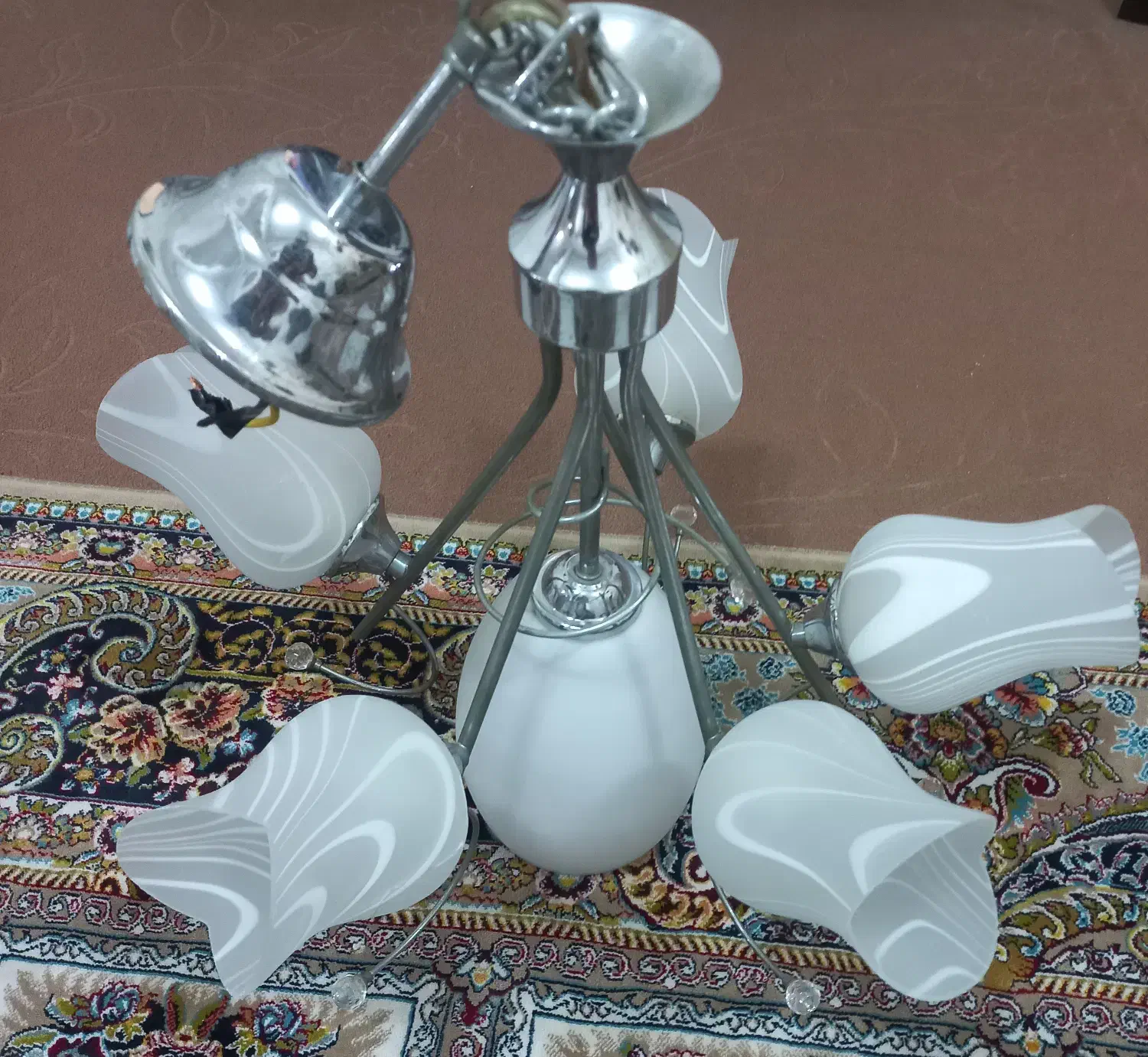 ۳ عدد عدد لوستر|لوستر و چراغ آویز|آستانه اشرفیه, |دیوار