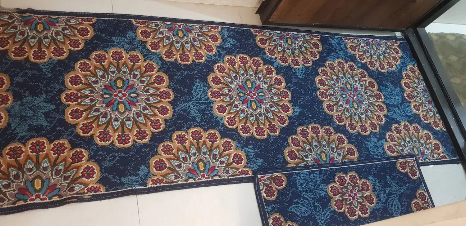 کناره و گلیم اشپز خونه سالم طرح ترنج|گلیم، جاجیم، گبه|همدان, |دیوار