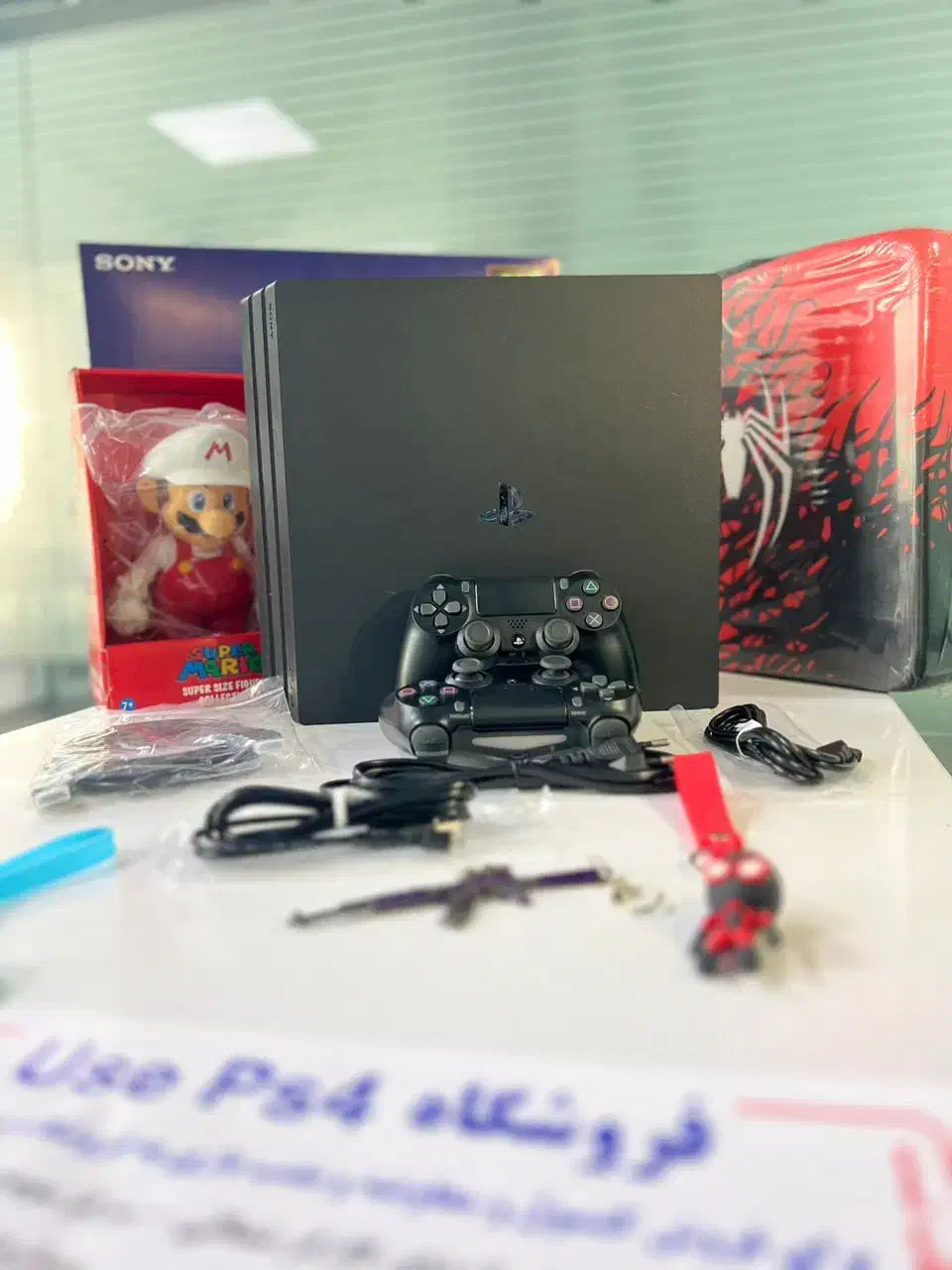 ps4 pro  با ضمانت نامه فروشگاهی و مهلت تست 10|کنسول، بازی ویدئویی و آنلاین|تهران, نصرت|دیوار