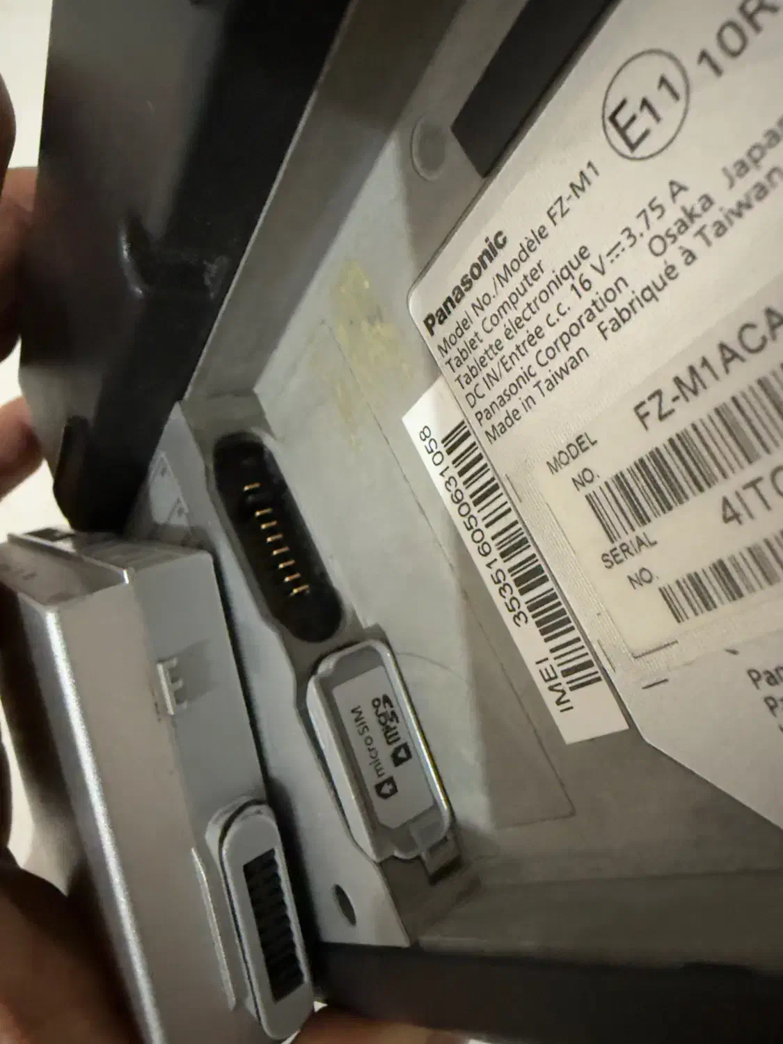 لپ تاب نظامی پاناسونیک تاچ پد مدل fz-m1 سیمکارت خو|رایانه همراه|کرج, اتحاد|دیوار