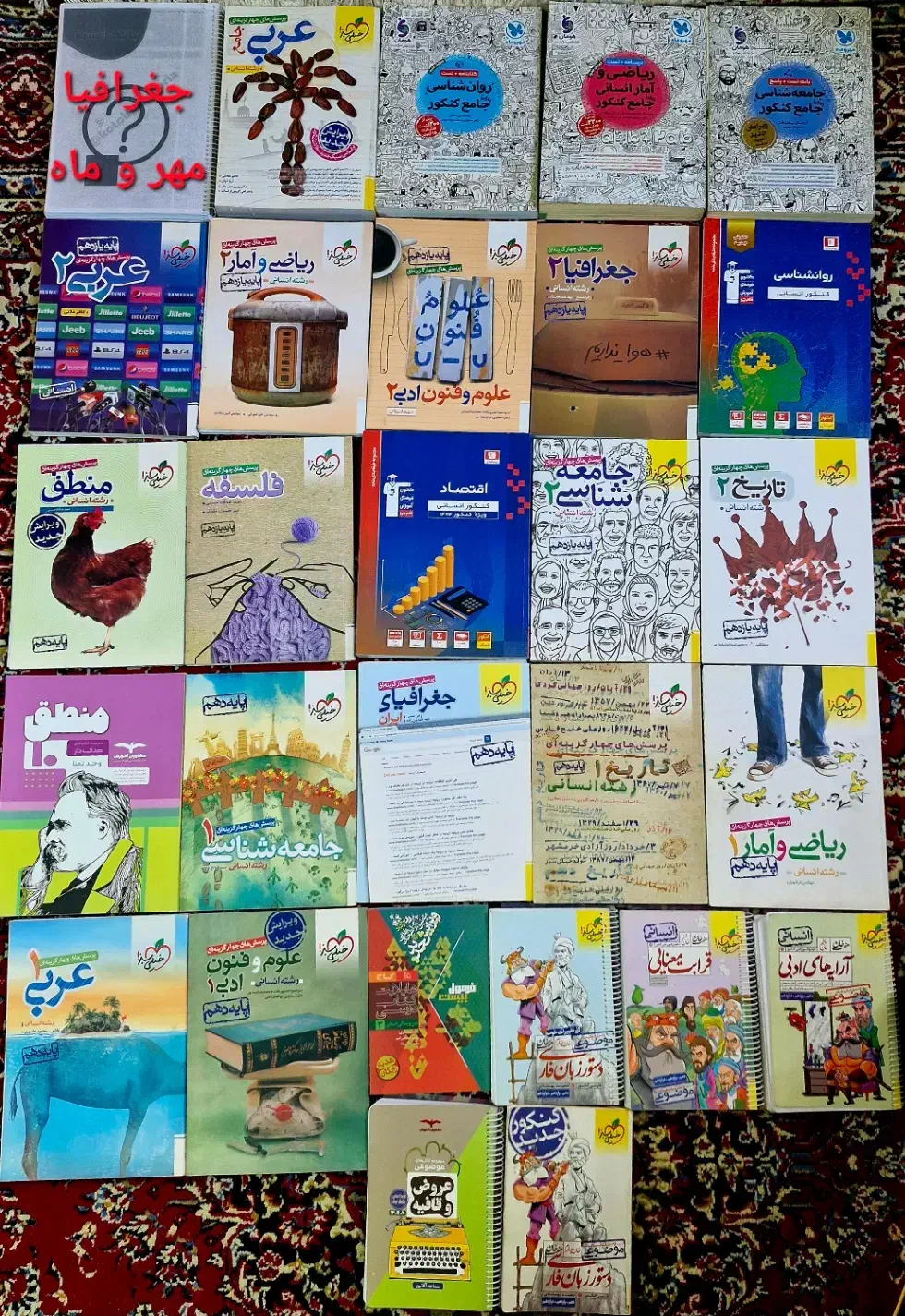 کتاب تست کنکور انسانی|کتاب و مجله آموزشی|لار, |دیوار