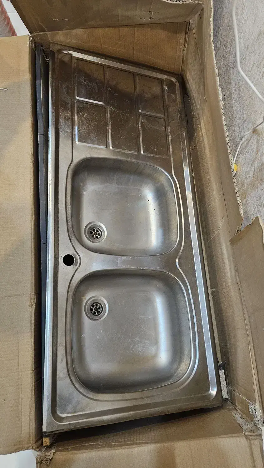 سینک دولگنه در حد نو|مصالح و تجهیزات ساختمان|لاهیجان, گلستان|دیوار