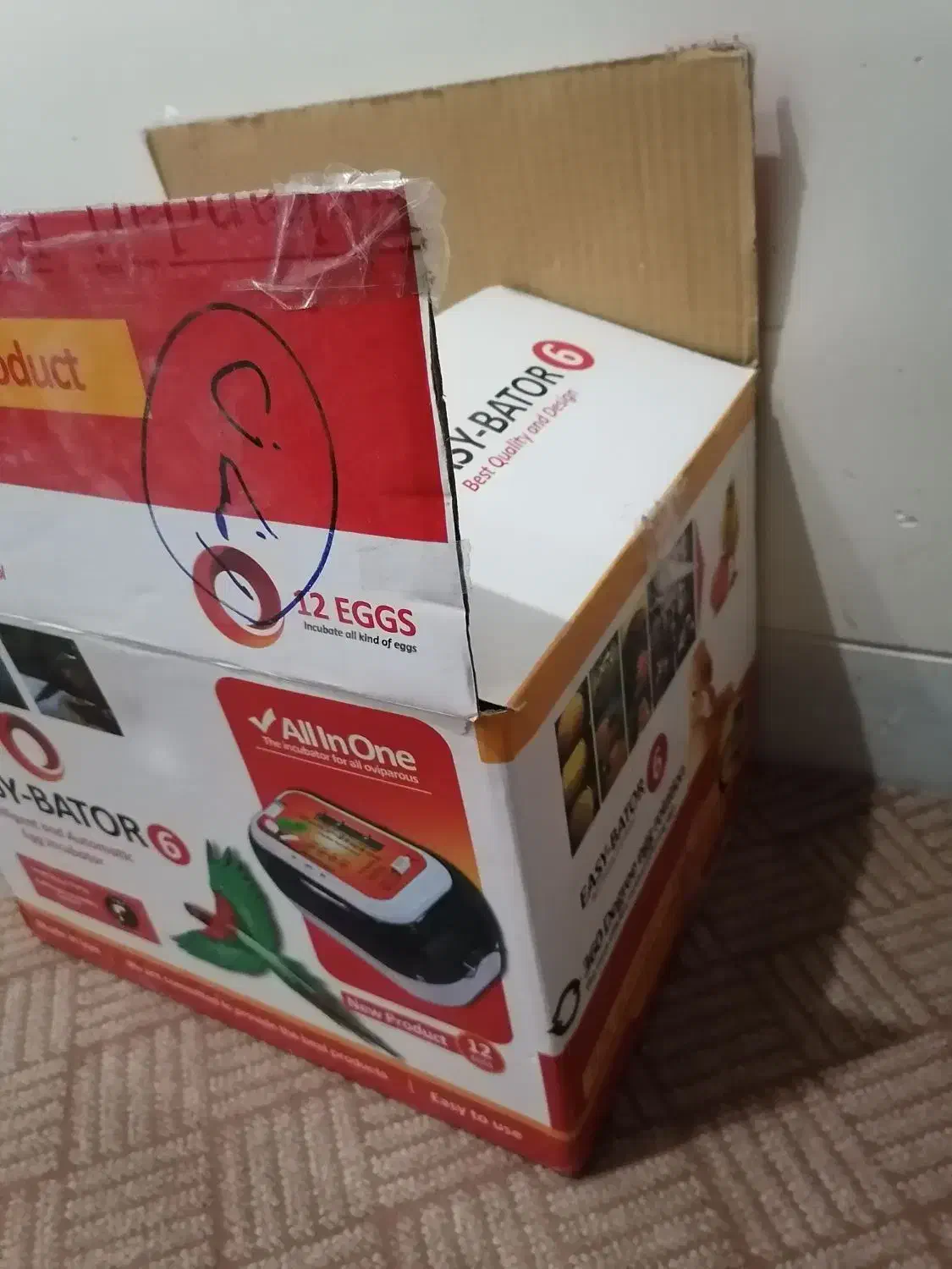 دستگاه جوجه کشی ایزی باتور 6 نو 12 تایی|لوازم جانبی حیوانات|اصفهان, بوستان ناژوان|دیوار