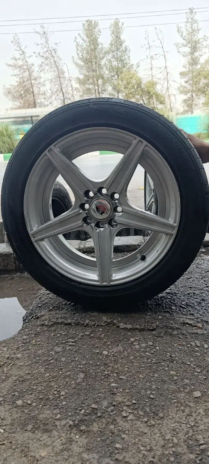 رینگ ولاستیک استرا نقره ای سایز۱۶|قطعات یدکی و لوازم جانبی|مشهد, ایوان|دیوار