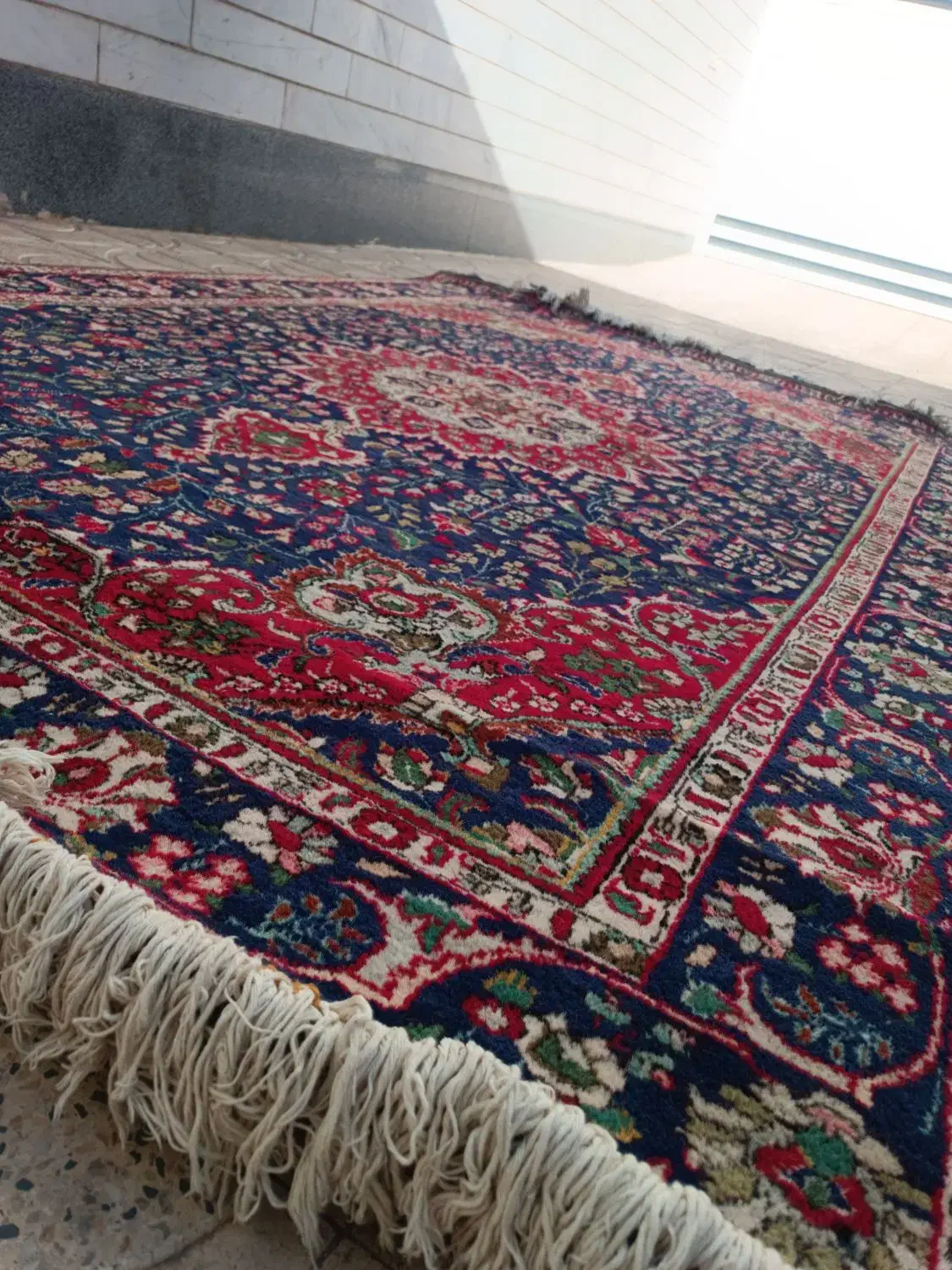 فرش ۲×۳ دستباف طبیعی|فرش|خوی, |دیوار